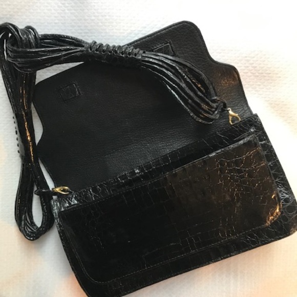 Nancy Gonzalez black crocodile hand/shoulder bag - Picture 2 of 8